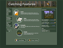 Tablet Screenshot of catchingfeatures.com